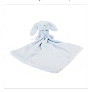 NWT JELLYCAT Bashful Blue Bunny Soother Security Blanket